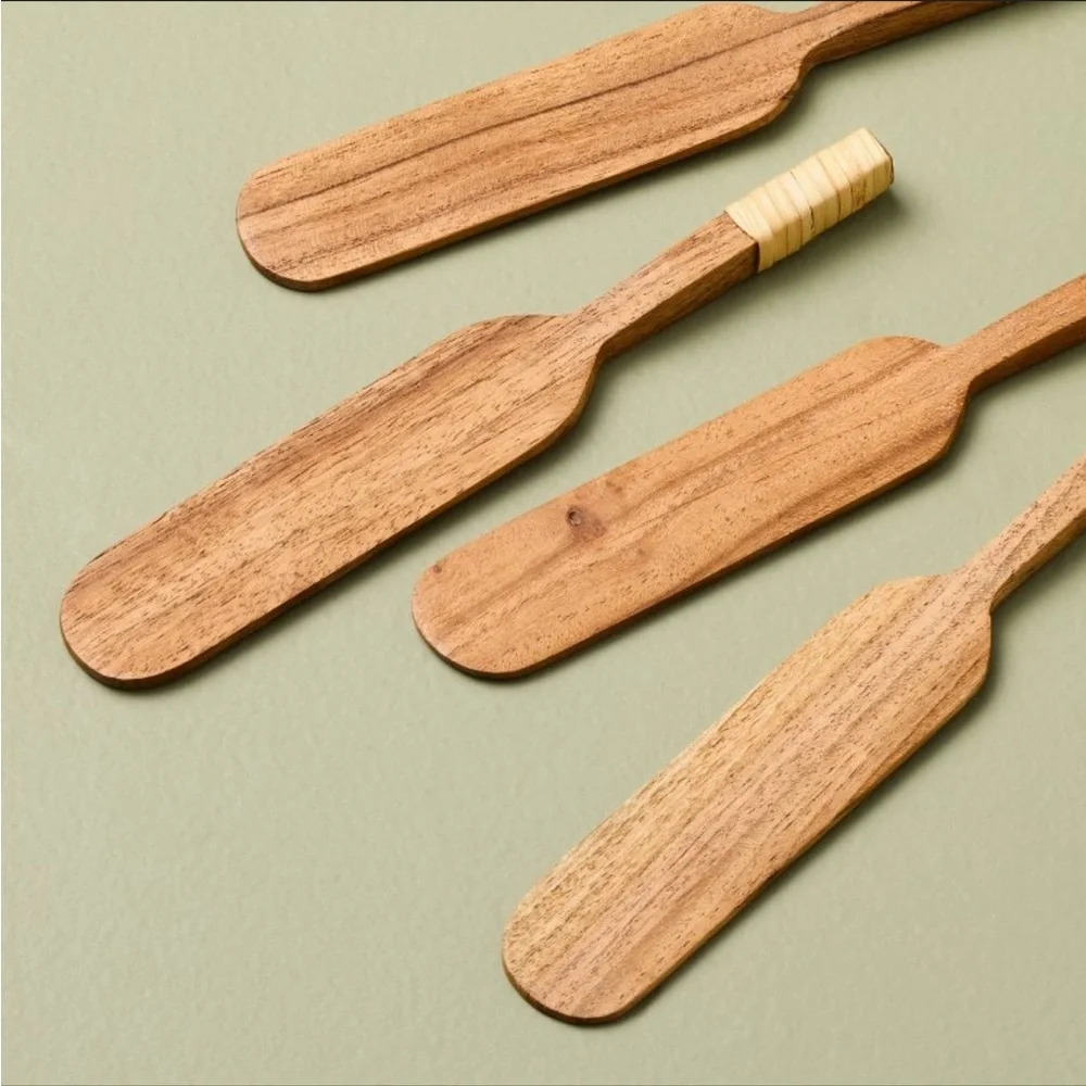 4pc Wood Jam Utensils - Hearth & Hand™ with Magnolia